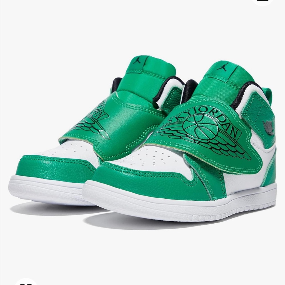 NEW IN BOX | Toddler 8C | Nike Sky Jordan 1 | Lucky Green